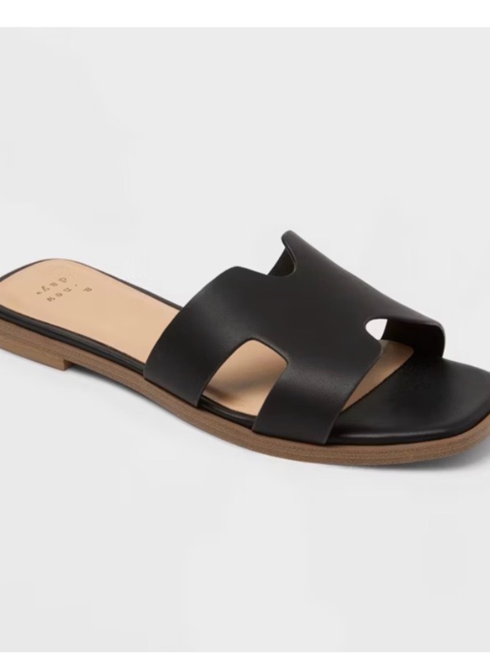 Black Slide Sandals for Women - Classic Flat Slides